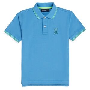 🔥🔥PSYCHO BUNNY Kids’ Tipped Pigue Polo